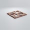 Ekena Millwork Extra Small Daventry Decorative Fretwork Wood Wall Panels, Wood, 7 3/8"W x 7 3/8"H x 3/8"T WALW08X08X0375DVNMF - alternate 2